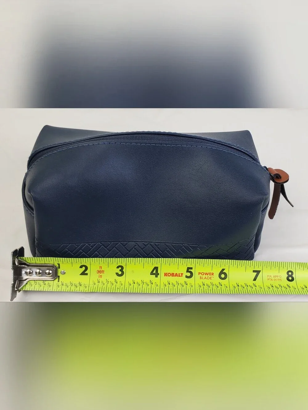 Cole Haan x American Airlines BLUE Amenity Cosmetic Travel Holder BAG ONLY - EUC